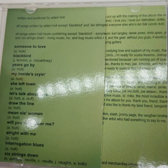 Adam Holt This Is Adam Holt 2005 CD Autographed - Picture 7 of 7